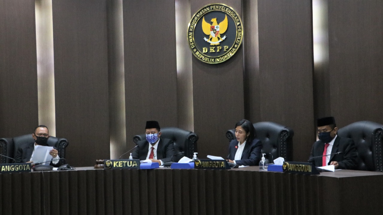 ilustrasi sidang DKPP. (Foto: DKPP)