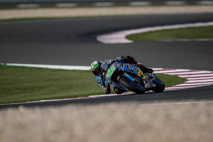 Franco Morbidelli juara di MotoGP Teruel 2020. (Foto: Twitter/@FrankyMorbido12)