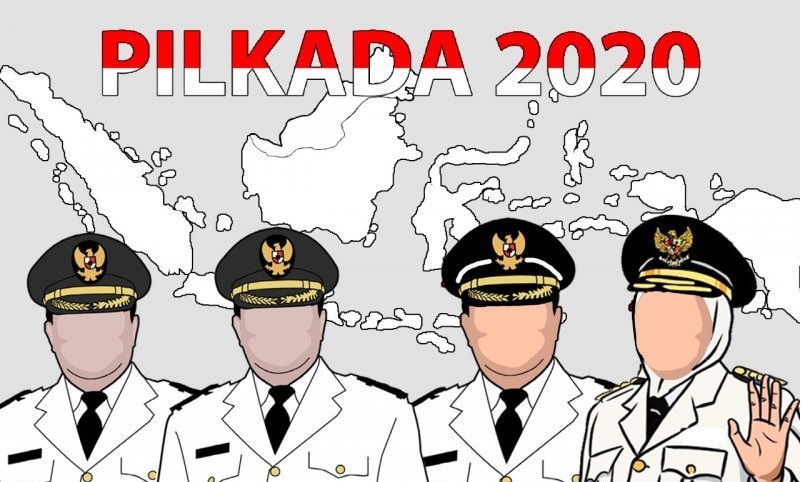 Ilustrasi pemilihan kepala daerah selama pandemi. (Ilustrasi: Antara)