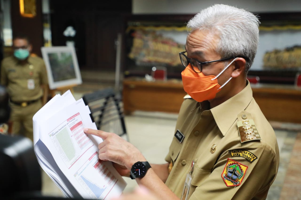 Gubernur Jawa Tengah Ganjar Pranowo. (Foto: Ist/Ngopibareng.id)