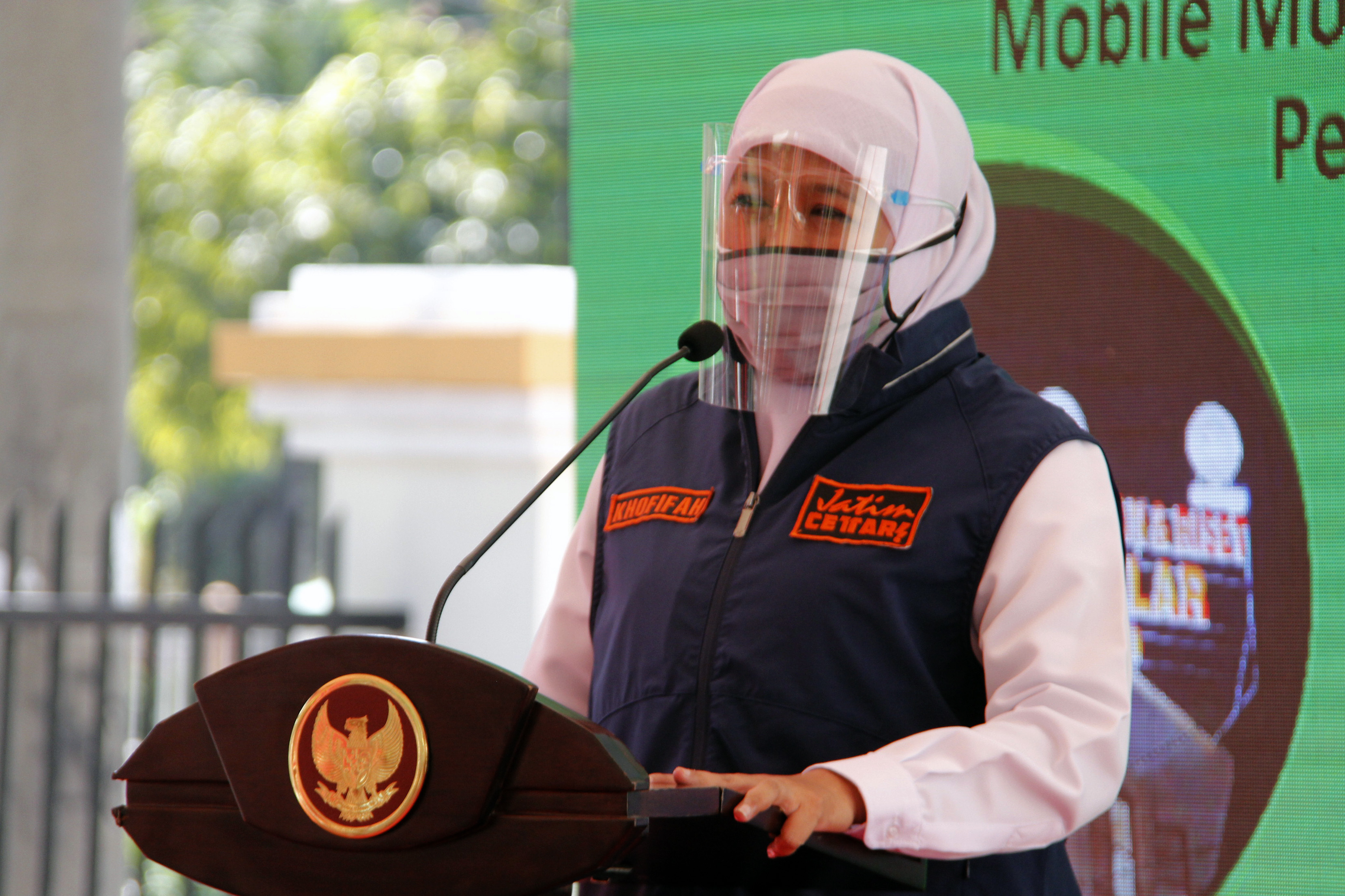 Gubernur Jatim, Khofifah Indar Parawansa. (Foto:  Fariz Yarbo/Ngopibareng.id)