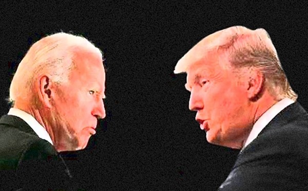 Joe Biden Vs Donald Trump. Keduanya bersaing dalam perhitungan suara elektoral Pilpres Amerika Serikat. (Grafis: Fa Vidhi/Ngopibareng.id)