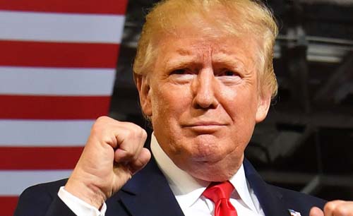 Donald Trump klaim dirinya menang atas calon Partai Demokrat, Joe Biden. (Foto:CNBC)