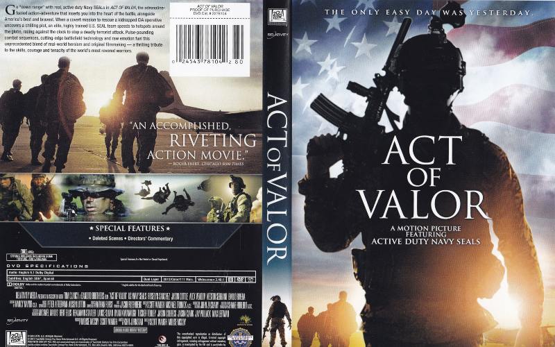 Poster fim Act of Valor. (Foto: YouTube)