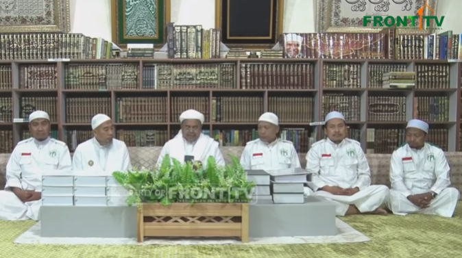 Pemimpin Front Pembela Islam (FPI) Rizieq Syihab umumkan rencana pulang ke Indonesia, pada 10 November 2020. (Foto: YouTube Front TV)