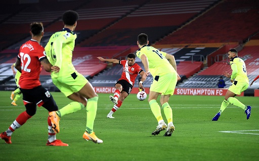 Southampton menekuk Newcastle dengan skor 2-0, dalam laga lanjutan Liga Inggris 2020/2021 di St Mary's Stadium, Sabtu 7 November 2020 dini hari WIB. (Foto: Twitter @PremierLeague)