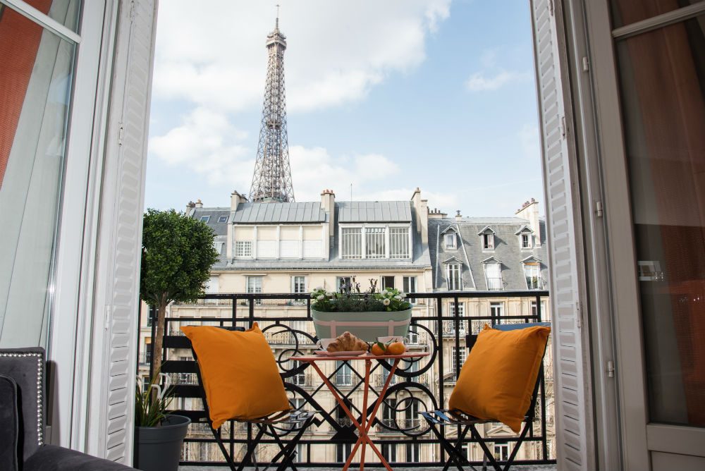 Suasana di satu apartemen di Paris, Prancis. (Foto: Istimewa)