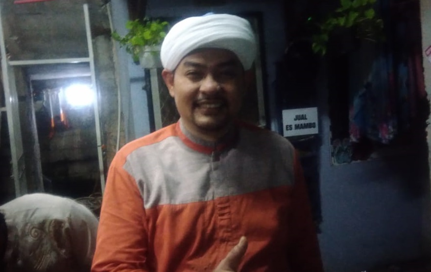 Koordinator lapanganKonvoi akbar penjemputan Rizieq Syhab, Abdurrahman Jaelani. (Foto: Asmanu Soedarso/Ngopibareng.id)