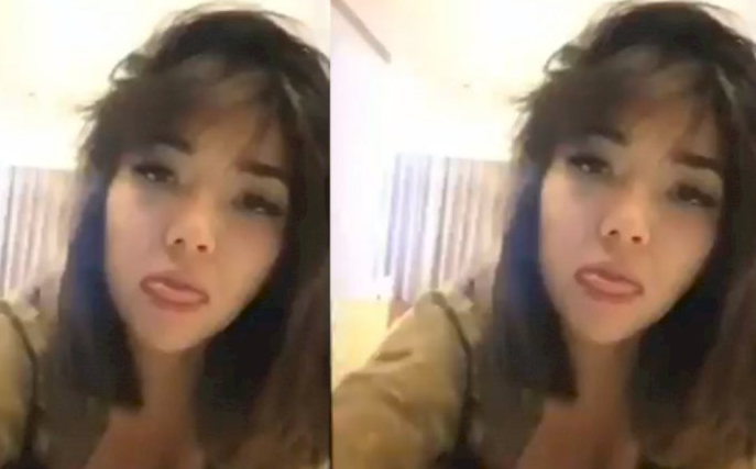 Tangkapan layar pemeran wanita video syur diduga mirip artis. (Foto: YouTube)