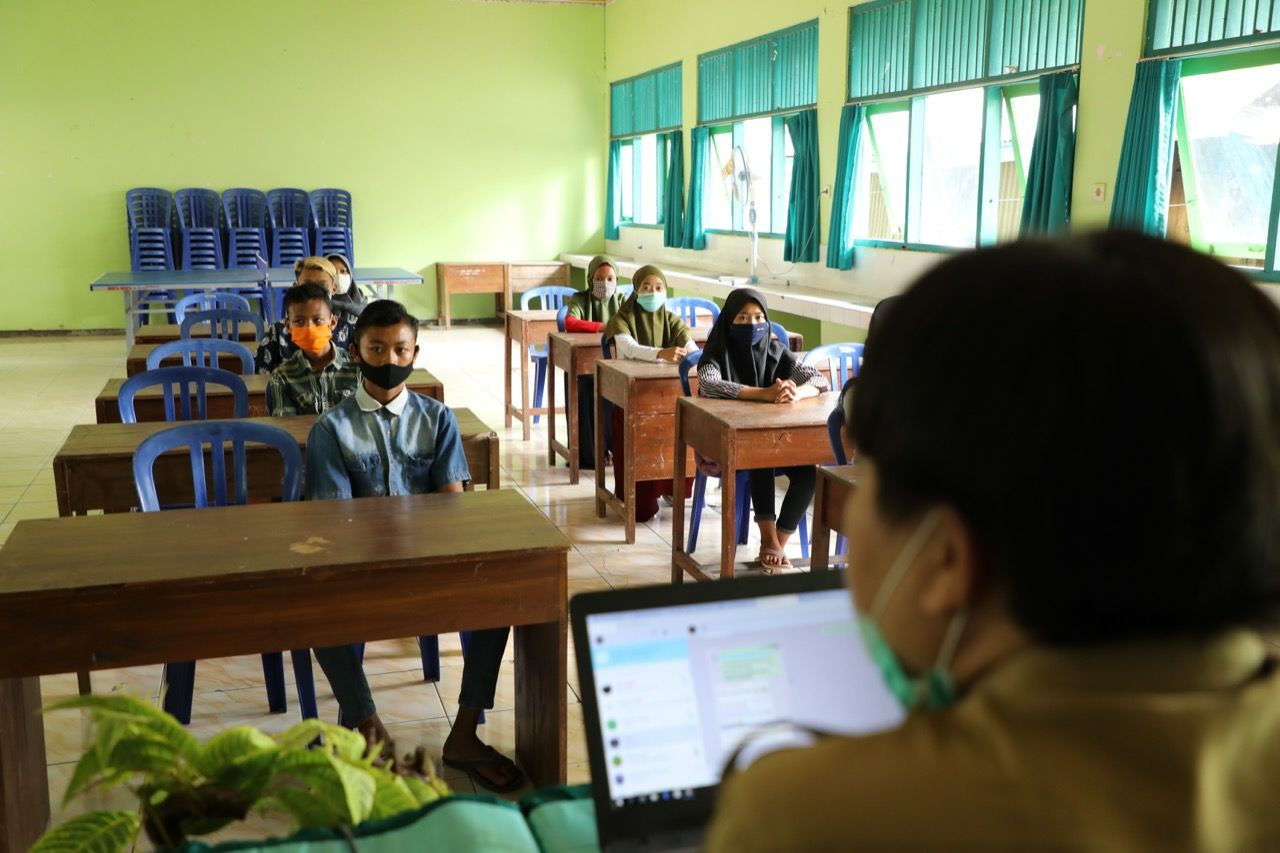 Rintisan sekolah virtual di Jawa Tengah. (istimewa)