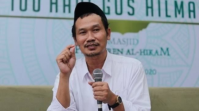 KH Ahmad Bahauddin Nursalim (Gus Baha), saat ceramah di Pesantren Al-Hikam, Depok. (Foto: Istimewa)