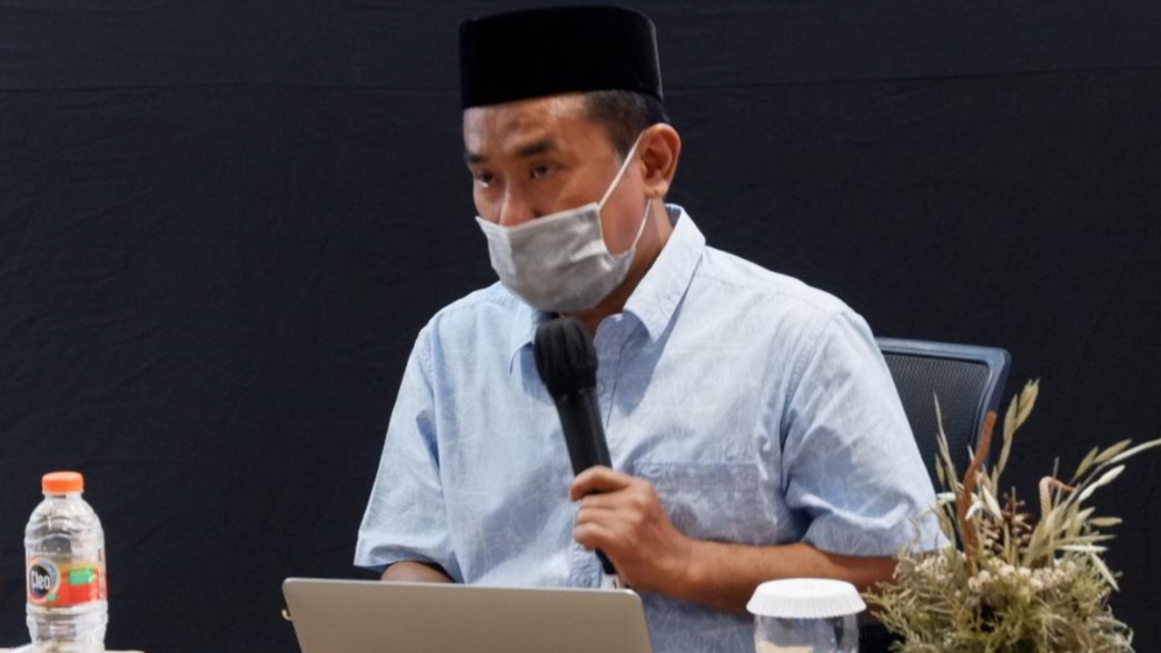 Anggota DKPP RI, Didik Supriyanto saat menjelaskan terkait pentingnya penerapan 3M (Foto: istimewa)