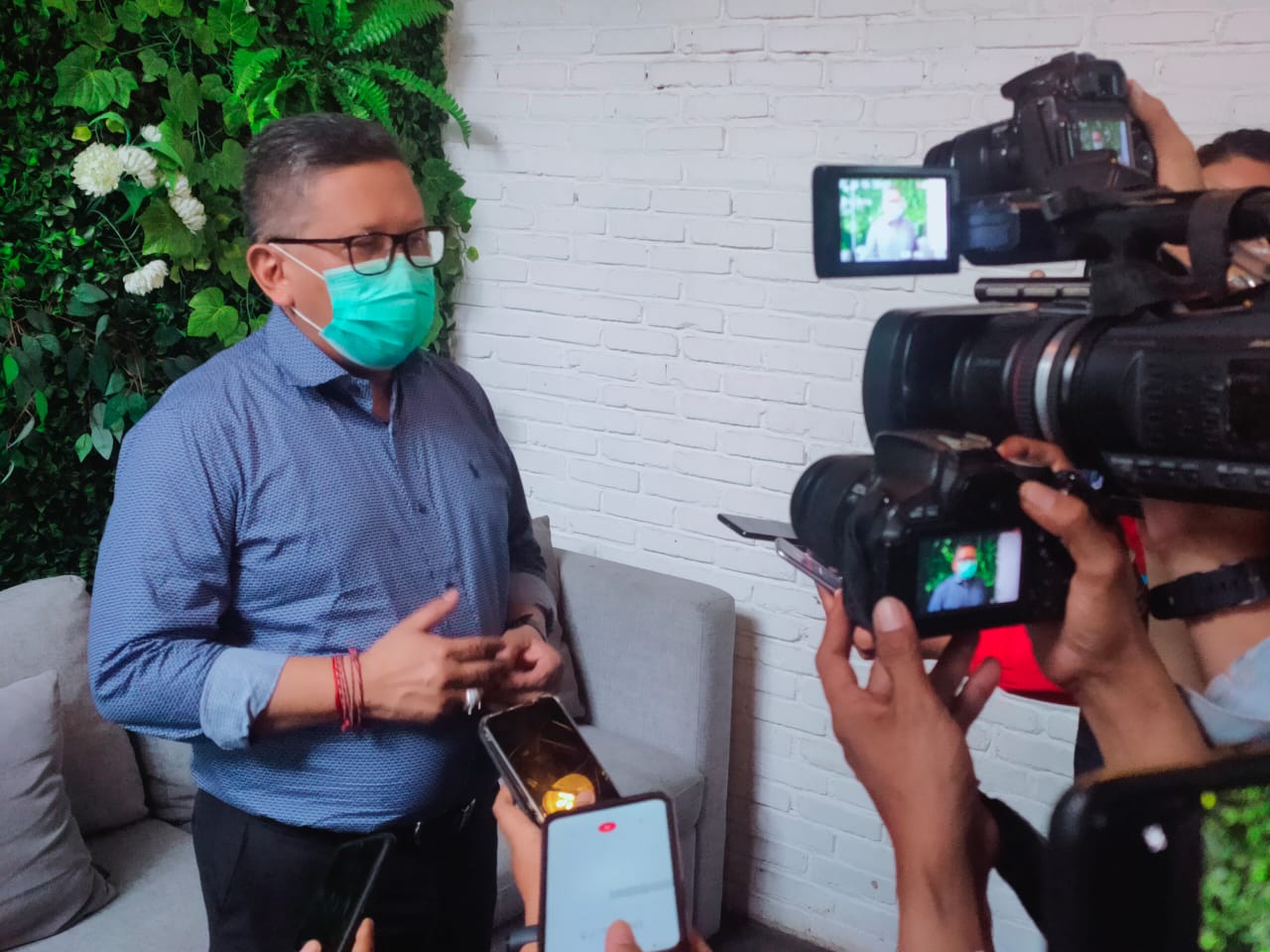 Sekjen DPP PDIP Hasto Kristiyanto. (Foto: Alief Sambogo/ngopibareng.id)