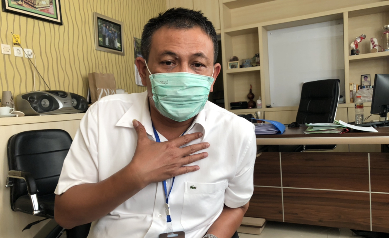 Wakil Sekretaris Gugus Tugas Percepatan Penanganan Covid-19 Kota Surabaya Irvan Widyanto (Foto: Andhi Dwi/Ngopibareng.id)