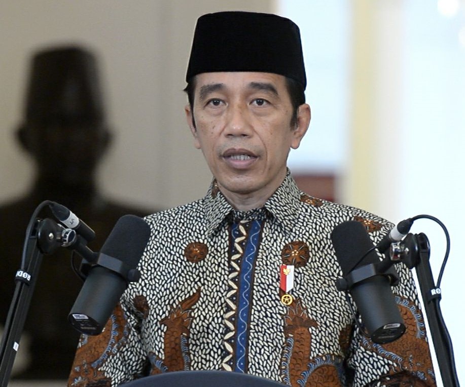 Presiden Joko Widodo menyampaikan ucapan terima kasih kepada kiprah Muhammadiyah di Indonesia . (Foto:Setpres)