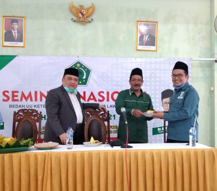 Tumpengan Harlah ke-21 ISNU bersama Anggota FKB DPR RI. (Foto: imam kusnin ahmad)