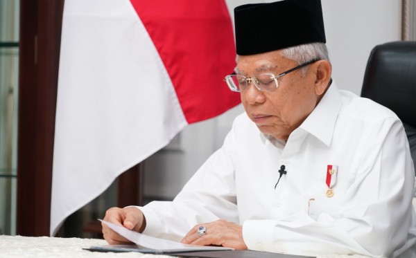 Wapres Ma'ruf Amin sambut baik gagasan untuk bertemu Rizieq Syihab. (Foto: Istimewa)