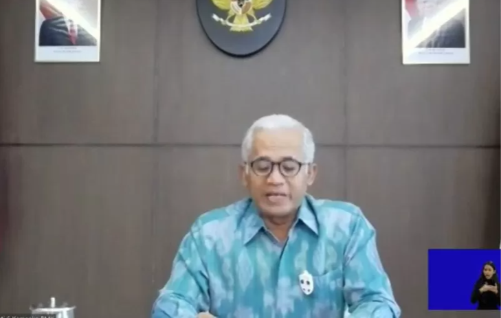 Tangkapan Layar - Deputi Bidang Koordinasi Pendidikan dan Agama Kementerian Koordinator Pembangunan Manusia dan Kebudayaan Agus Sartono.