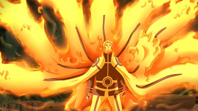 Penggabungan chakra antara Naruto dan Kurama di Boruto: Naruto Next Generation chapter 52. (Foto: Naruto)