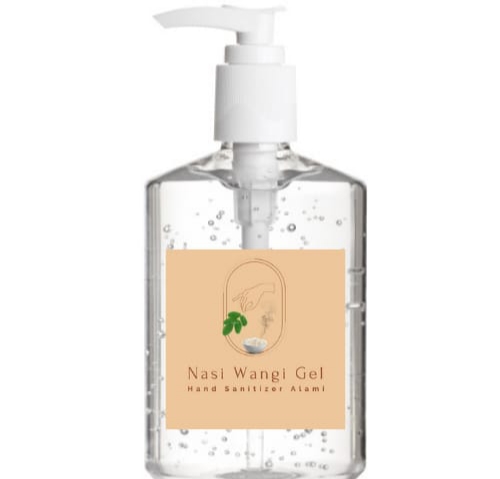 Ilustrasi hand sanitizer berbahan limbah nasi. (Foto: istimewa)