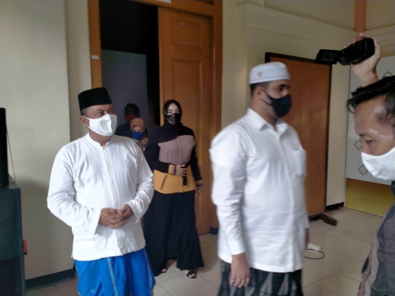 Wawali Probolinggo, HM. Soufis Subri (kiri)  terkonfirmasi Covid-19.  (Foto: Ikhsan Mahmudi/Ngopibareng.id)