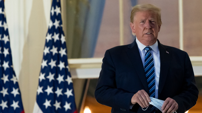 Presiden Amerika Serikat Donald Trump di Gedung Putih, Washington. (Foto: fr)