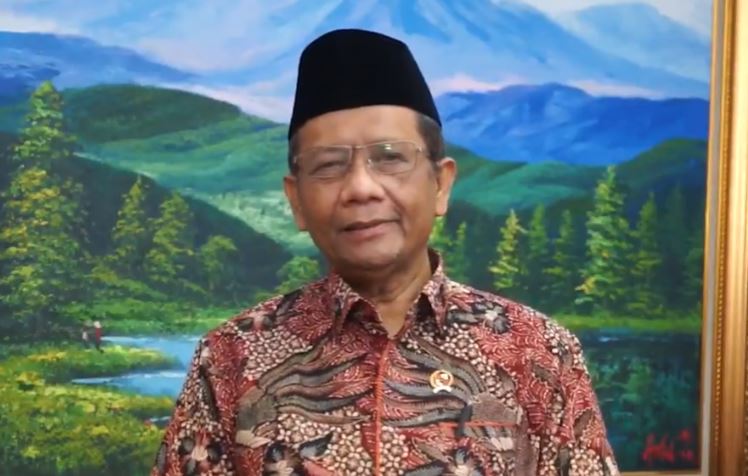 Menko Polhukam Mahfud MD siap memback up KPK. (Foto: Istimewa)