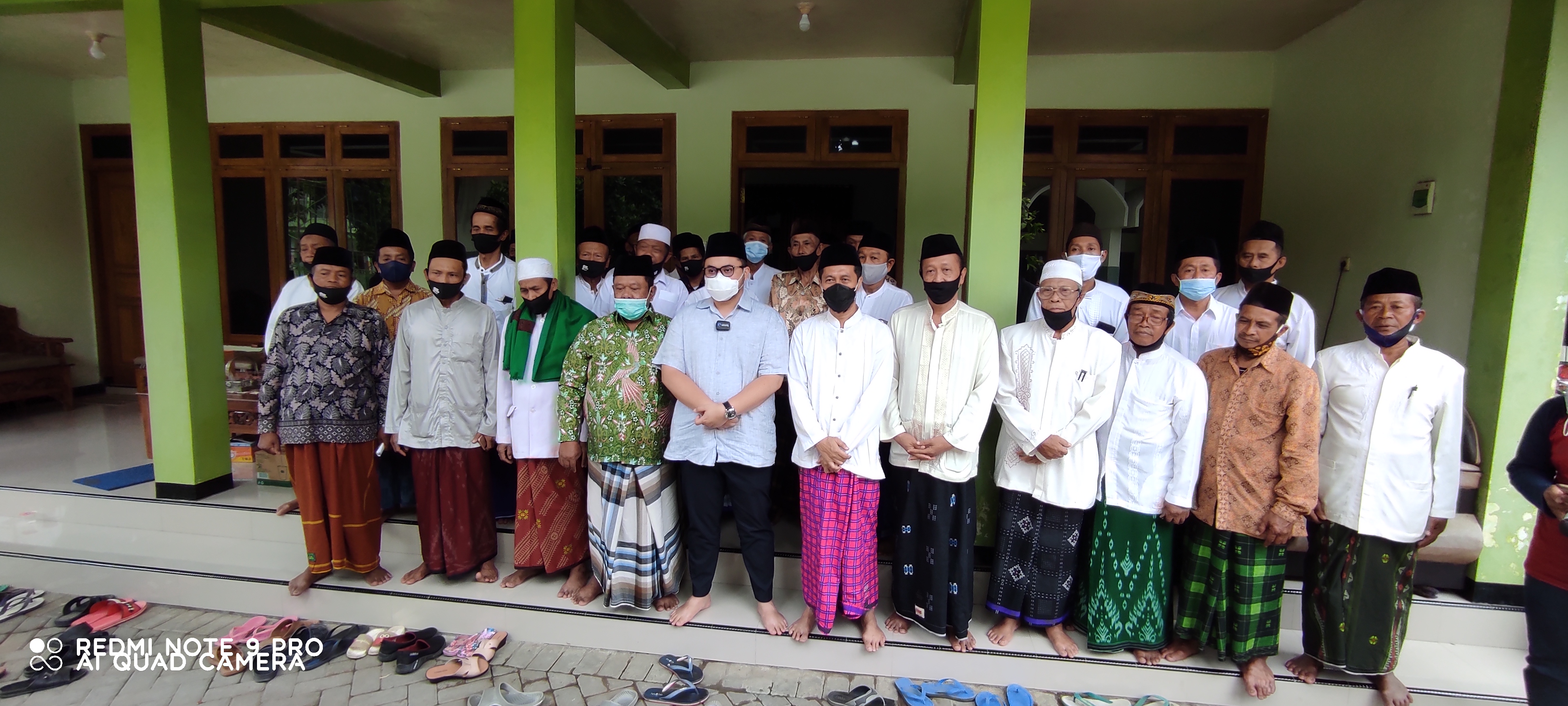 Pengasuh pondok pesantren dan sejumlah tokoh agama di 3 wilayah kecamatan Kabupaten Kediri, Jawa Timur. (Foto: Fendhy Plesmana/Ngopibareng.id) 