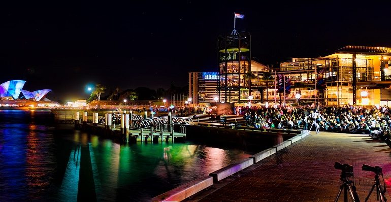 Suasana malam di Sydney, Australia. (Foto:Istimewa)