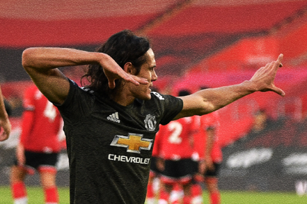 Edinson Cavani. (Foto: Twitter/@ManUtd)