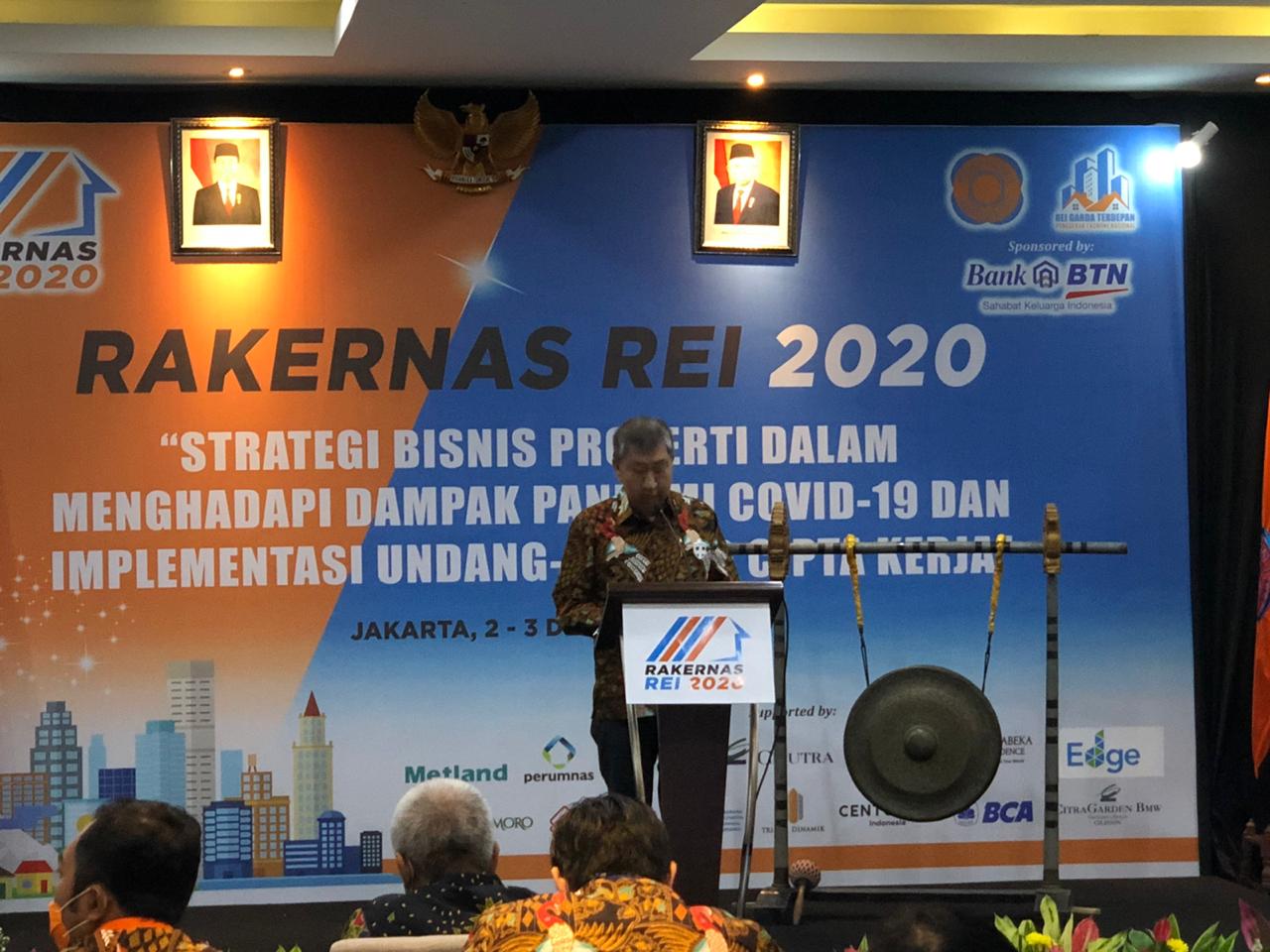 Rapat Kerja Nasional (Rakernas) REI 2020 secara daring. (Foto: Dok. REI)