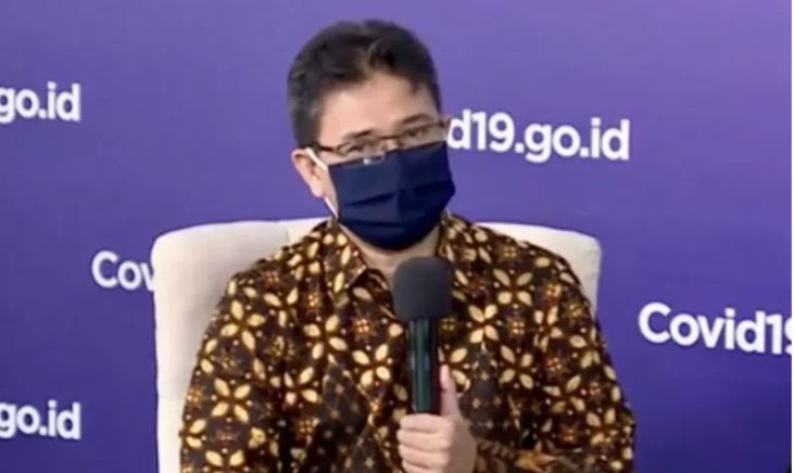 Ketua Perhimpunan Dokter Paru Indonesia Dr dr Agus Dwi Susanto menjelaskan fenomena Long COVID pada penyintas COVID-19 salam dialog yang digelar Satgas COVID-19 di Jakarta, Kamus 3 Desember 2020. (Foto: Antara/Virna P Setyorini)