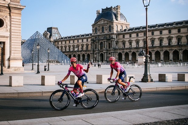 Rigoberto Uran menggunakan  SystemSix saat etape terakhir Tour de France 2020. (Foto: Istimewa)