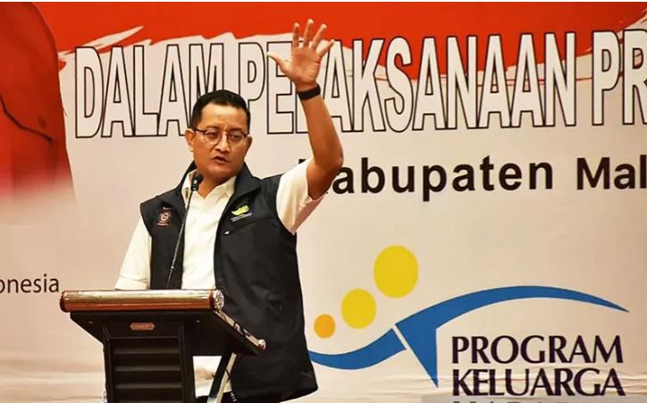 Menteri Sosial Juliari P Batubara saat memberikan pengarahan koordinasi teknis Sumber Daya Manusia Program Keluarga Harapan (SDM PKH), di Malang, Jawa Timur, Sabtu 5 Desember 2020. Foto: Antara/Handout Ditjen Linjamsos)