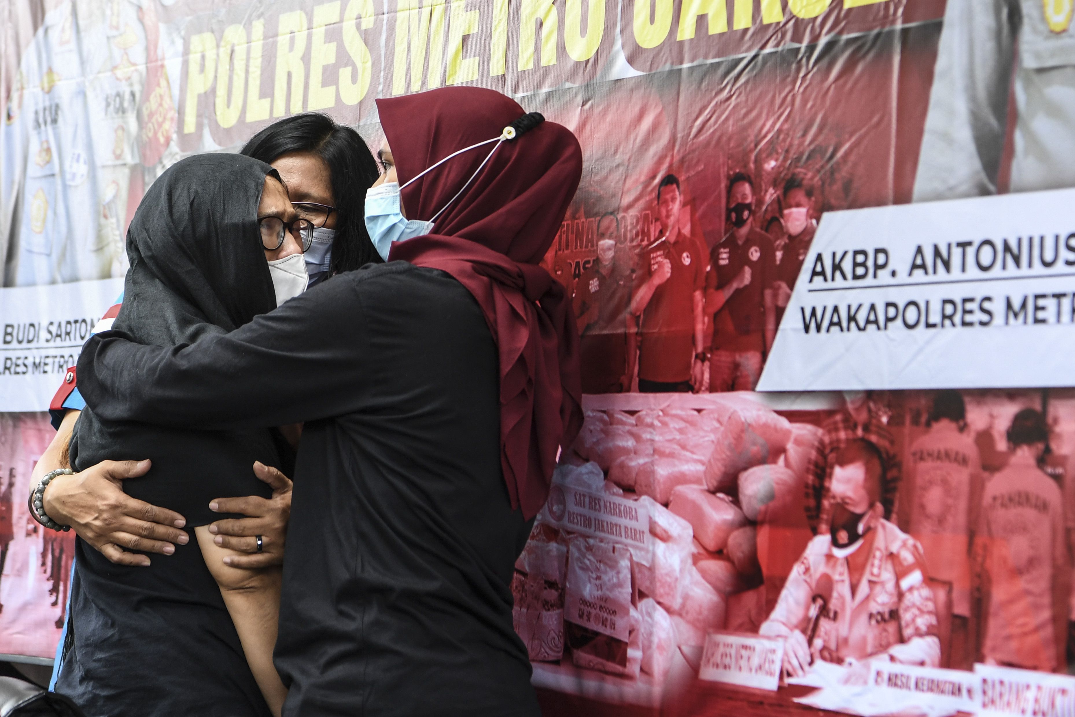 Iyut Bing Slamet saat jalani gelar perkara di Mapolres Jakarta Selatan. (Foto: Ant)