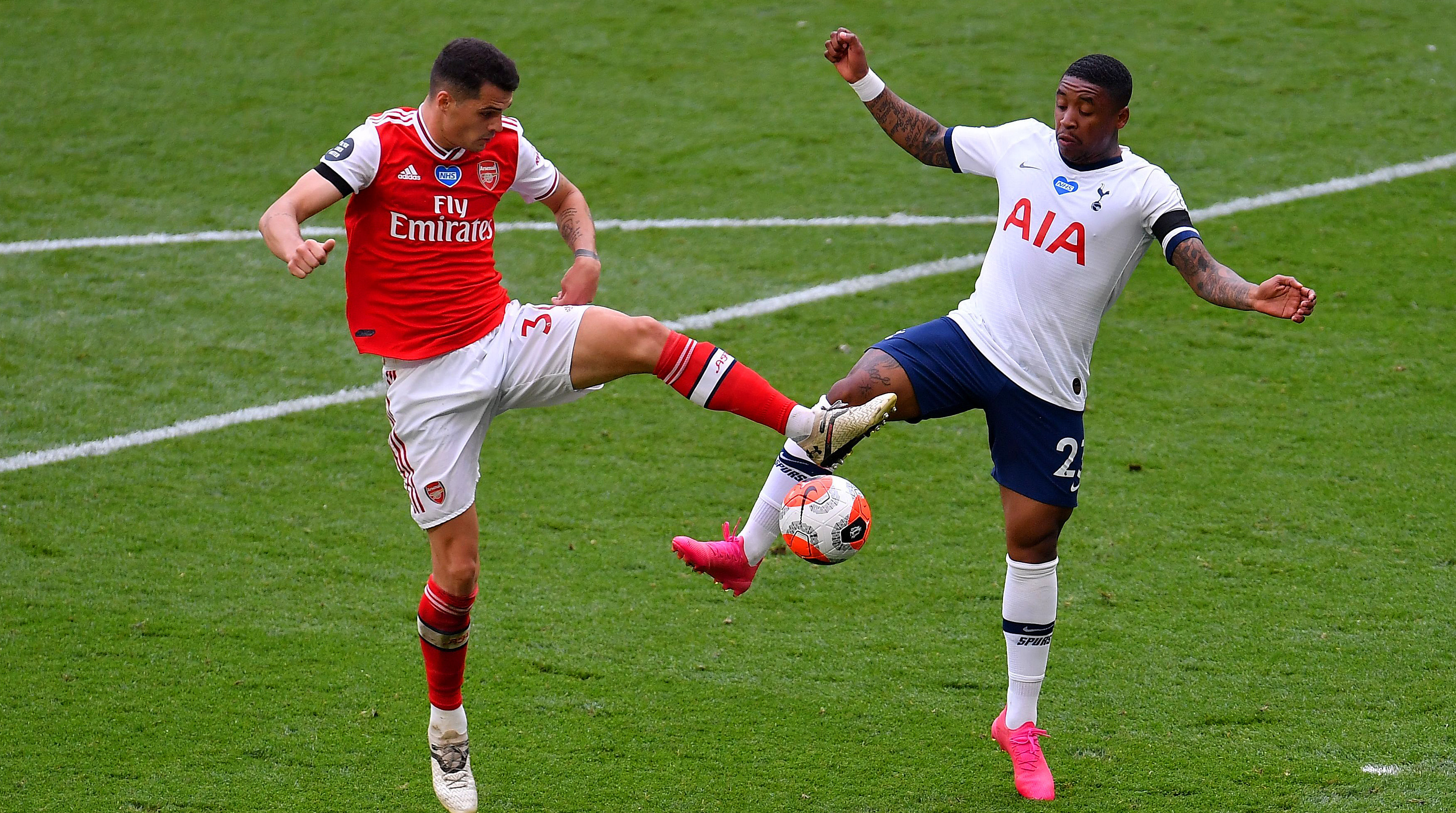 Tottenham vs Arsenal. (Foto: Twitter/@SpursOfficial)