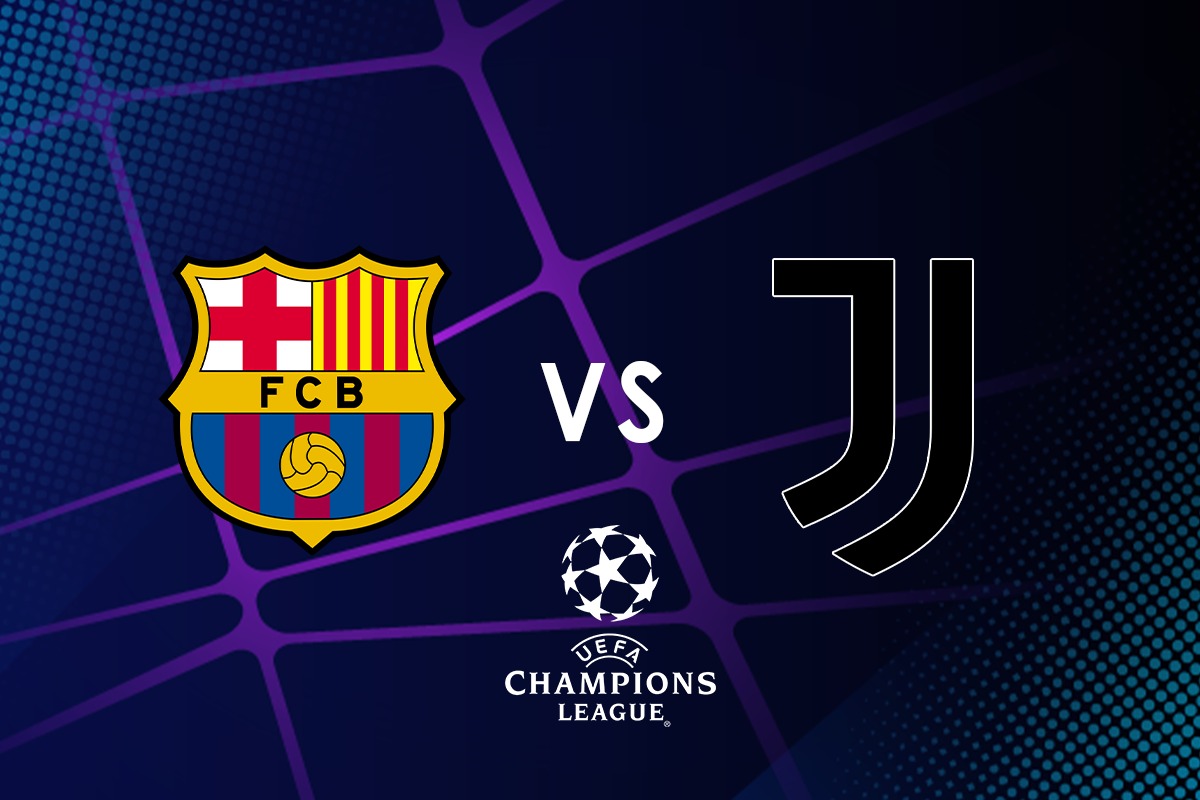 Barcelona vs Juventus. (Grafis: Fa Vidhi/Ngopibareng.id)