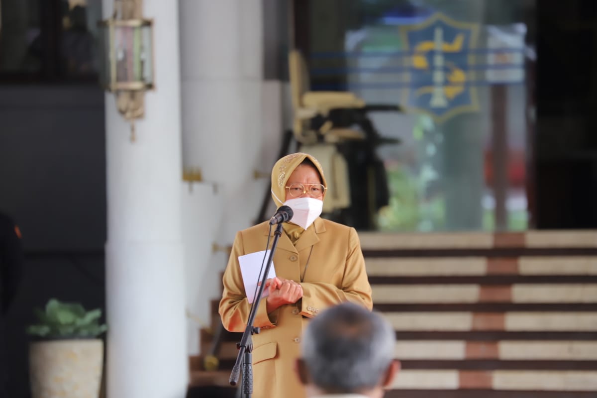 Walikota Surabaya Tri Rismaharini dalam salah satu acara. (Foto: Istimewa)