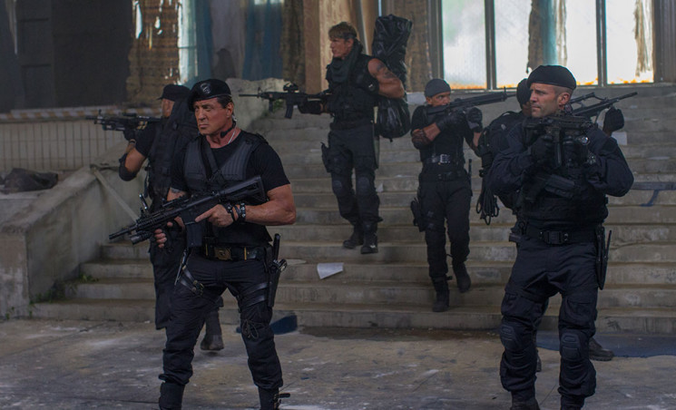 Salah satu adegan film The Expendables 3. (Foto: Lionsgate)