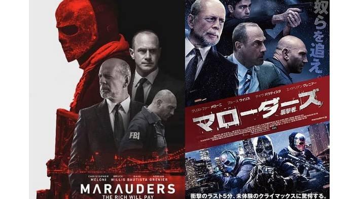 Poster film Marauders yang dibintangi aktor kawakan Bruce Willis. (Foto: Lionsgate)