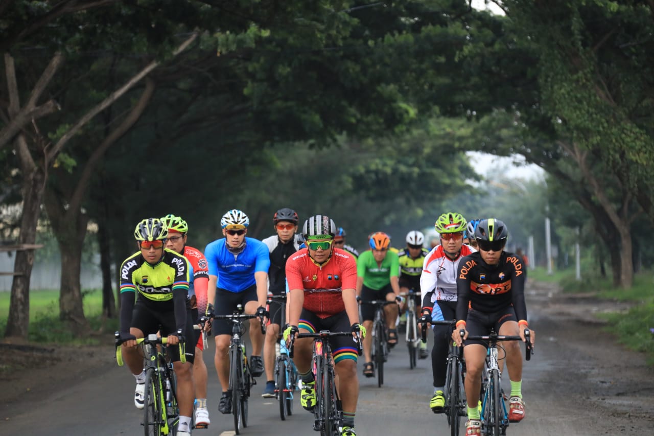 CJPC komunitas cyclist Polda Jateng. (Foto: Istimewa)