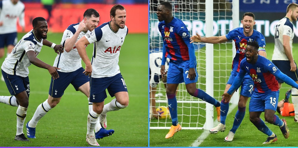 Tottenham Hotspur berbagi gol 1-1 saat away ke Crystal Palace, Senin 14 Desember 2020 dini hari WIB. (Foto: Twitter @premierleague)