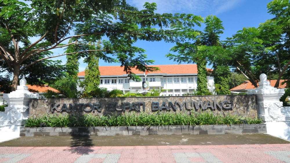 Kantor Bupati Banyuwangi di Jl. A. Yani Banyuwangi (foto:istimewa)