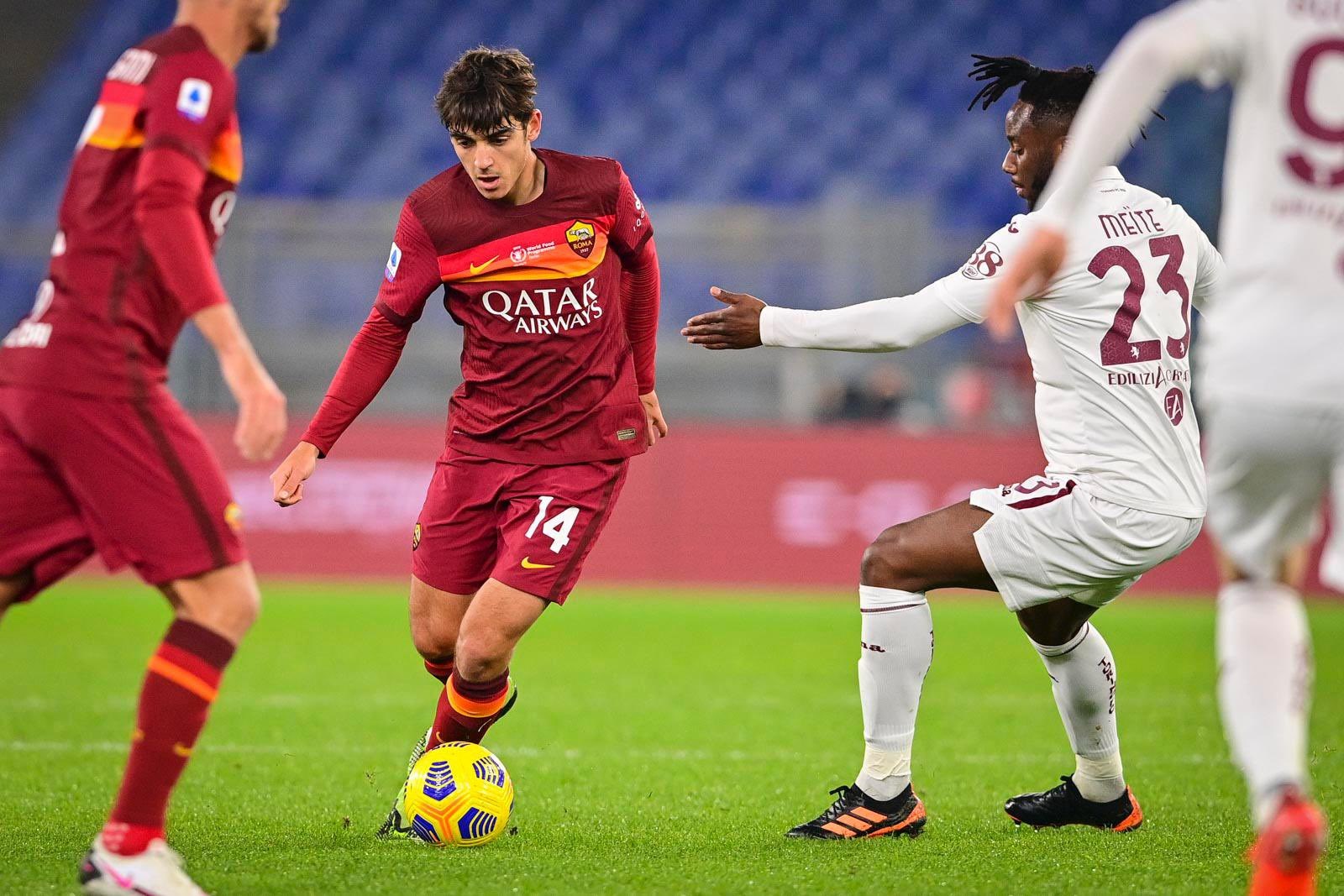 Gonzalo Villar, menjadi man of the match saat AS Roma menang atas Torino. (Foto: AP)