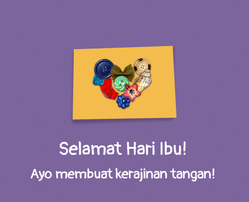 Google Doodle merayakan Hari Ibu Nasional dengan mengajak membuat kerajinan tangan. (Foto: Google)