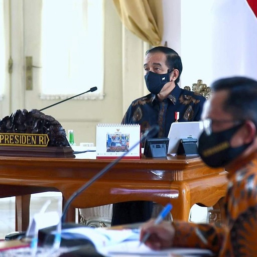 Ilustrasi Presiden Joko Widodo (Jokowi) saat memimpin rapat kerja Kabinet Indonesia Maju. (Foto: Dok. Setpres)