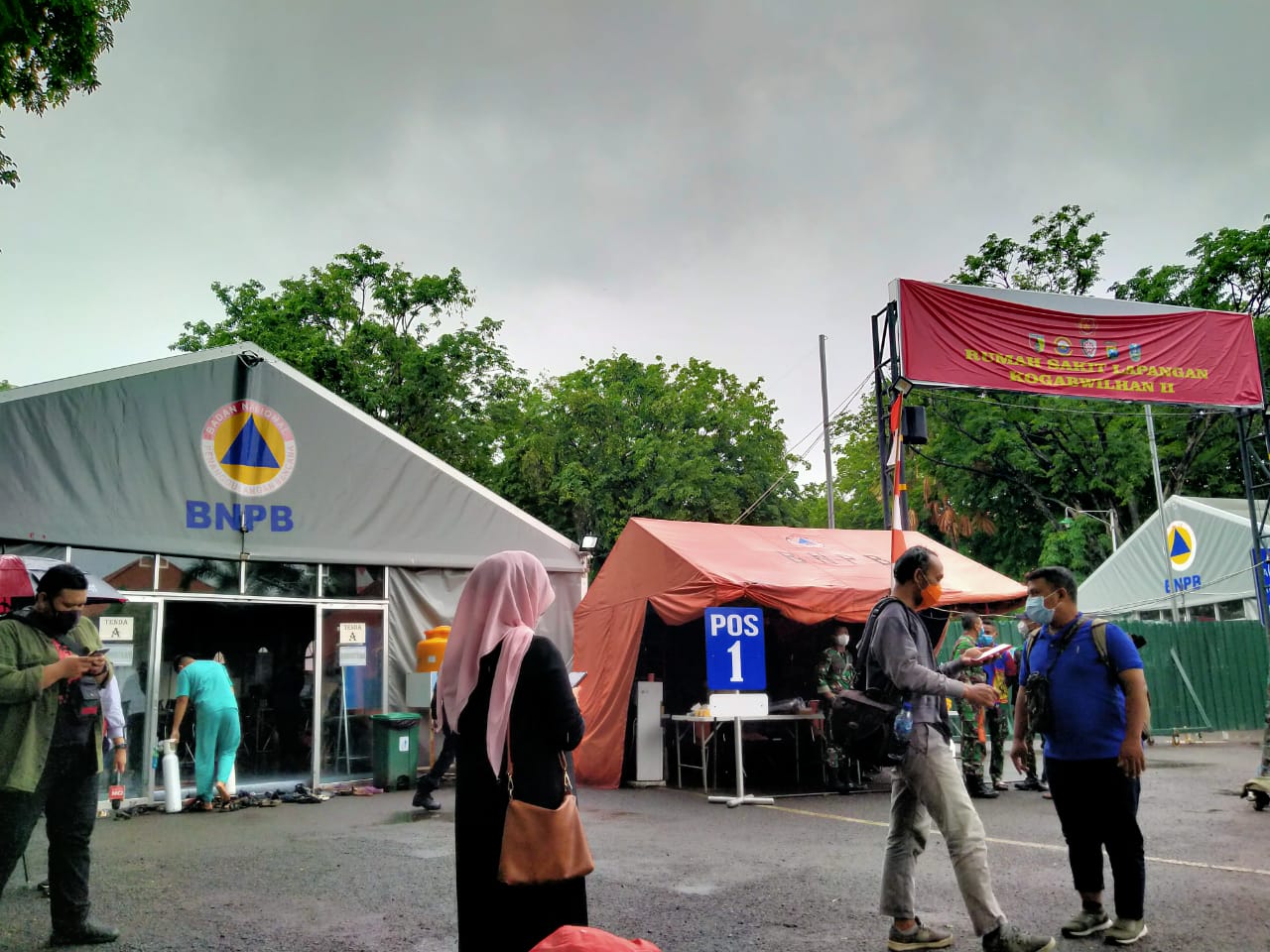 RS Lapangan Kogabwilhan II Indrapura, Surabaya. (Foto: Fariz Yarbo/Ngopibareng.id)