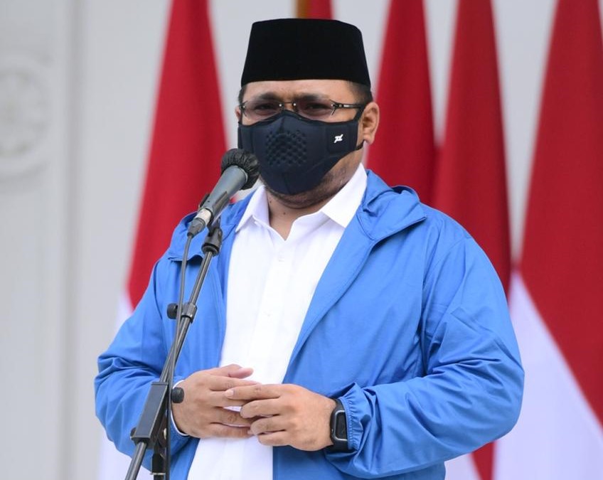 Ketua Umum GP Ansor Yaqut Cholil Qoumas ditunjuk sebagai Menteri Agama. (Foto: Setpres)