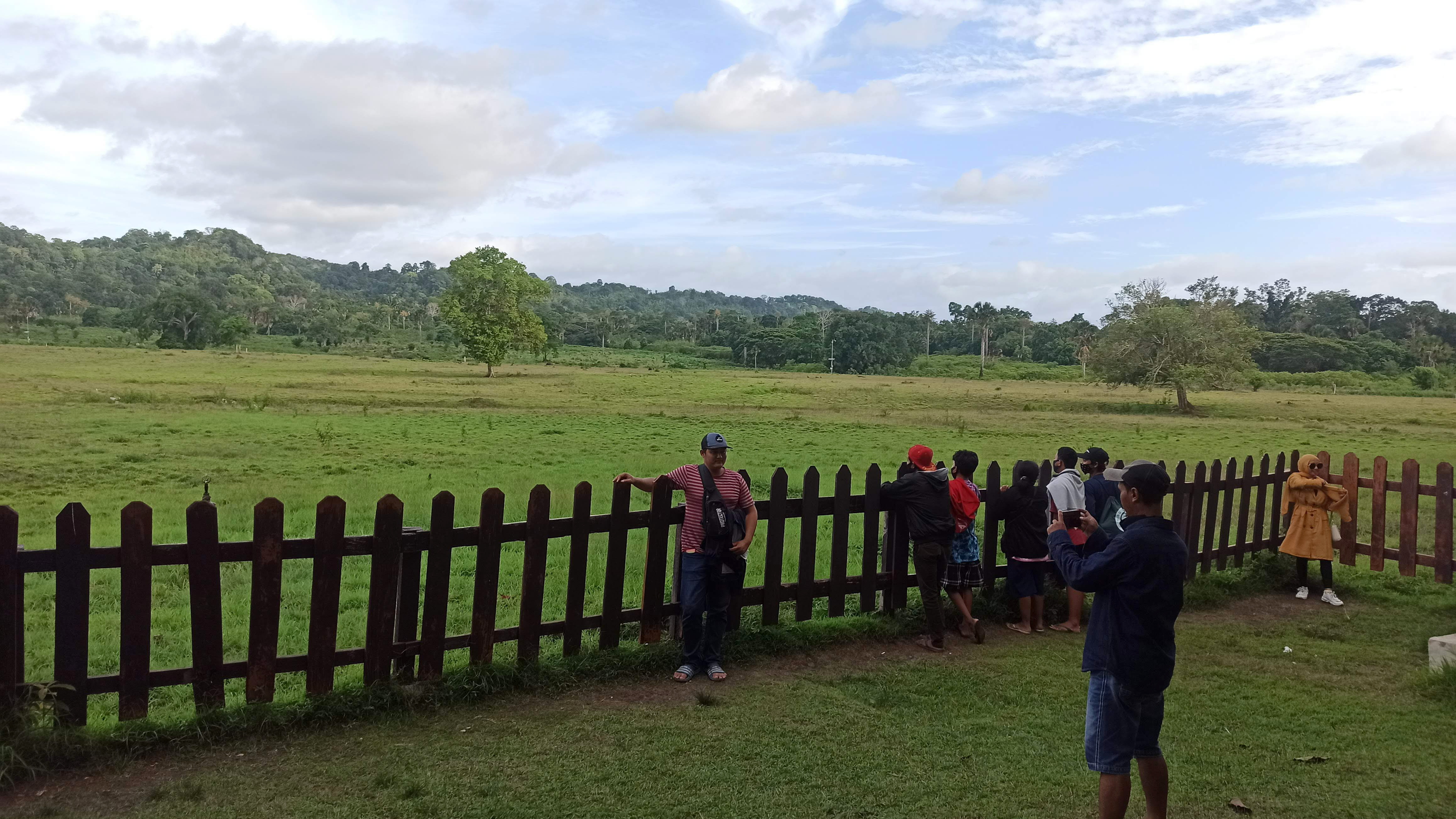 Savana Sadengan, salah satu spot wisata di Taman Nasional Alas Purwo, Banyuwangi. (Foto: Muh Hujaini/Ngopibareng.id)