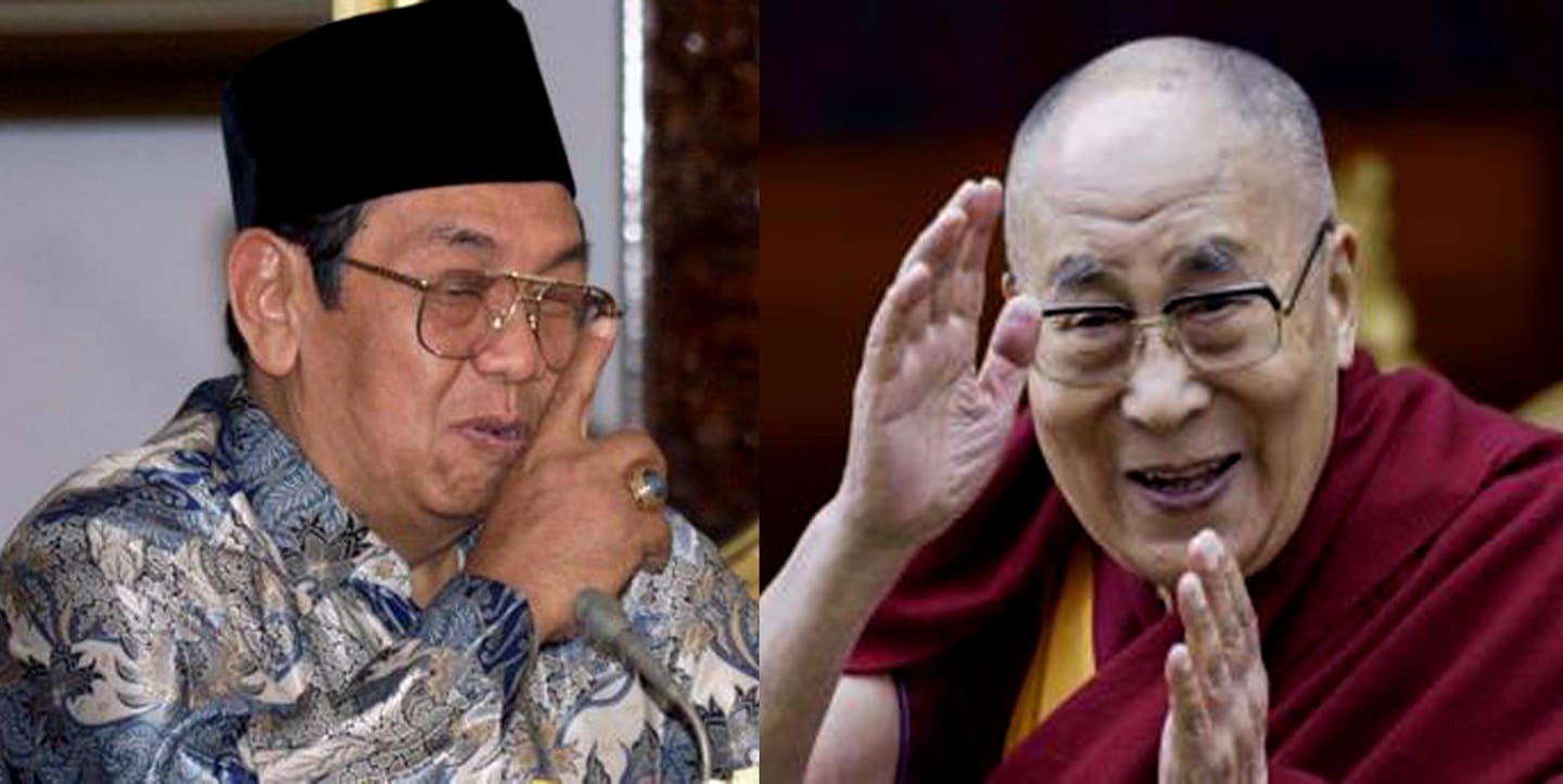 Gus Dur dan Dalai Lama. (Foto: Istimewa)